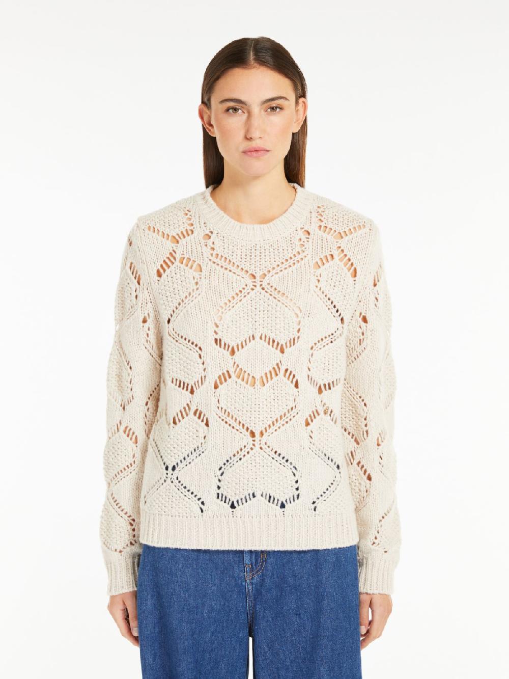 Weekend Maglia In Mista Lana Traforata