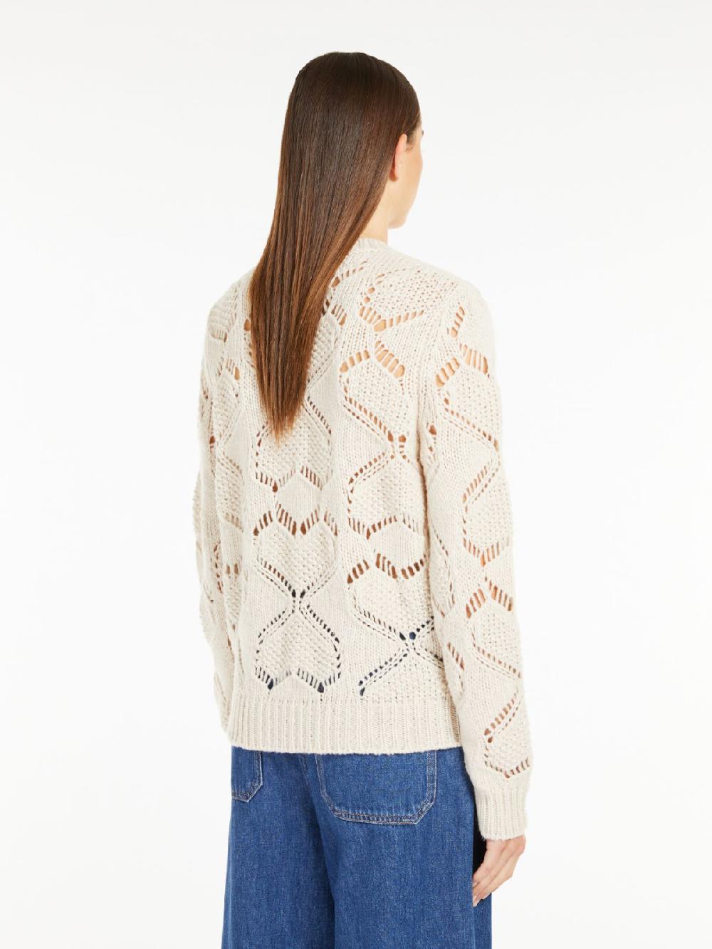 Weekend Maglia In Mista Lana Traforata