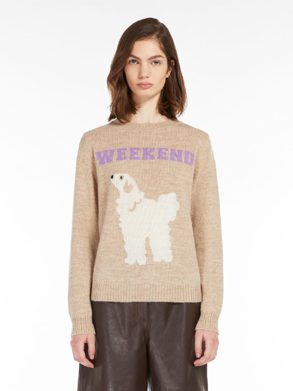 Weekend Maglia Intarsiata In Alpaca E Lana