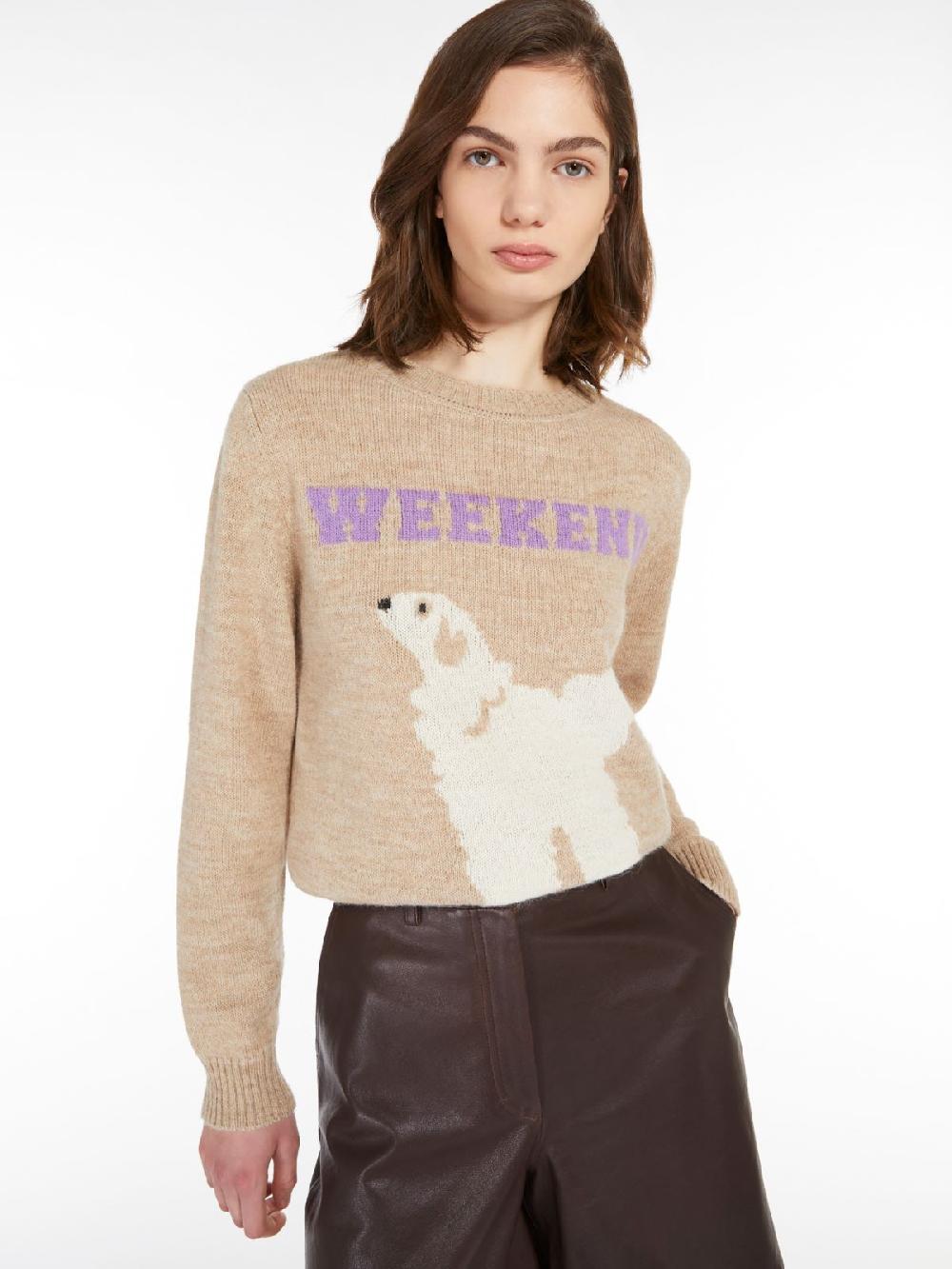 Weekend Maglia Intarsiata In Alpaca E Lana