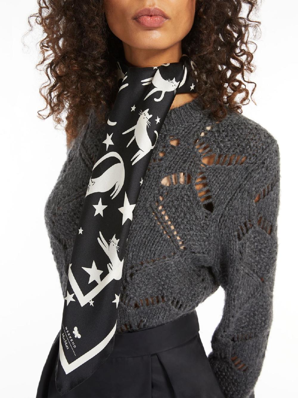 Weekend Maxi Carré In Seta Stampata