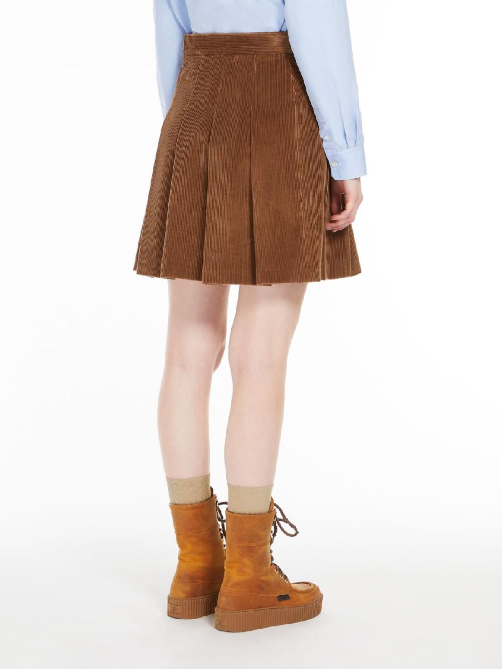 Weekend Minigonna A Pieghe In Velluto