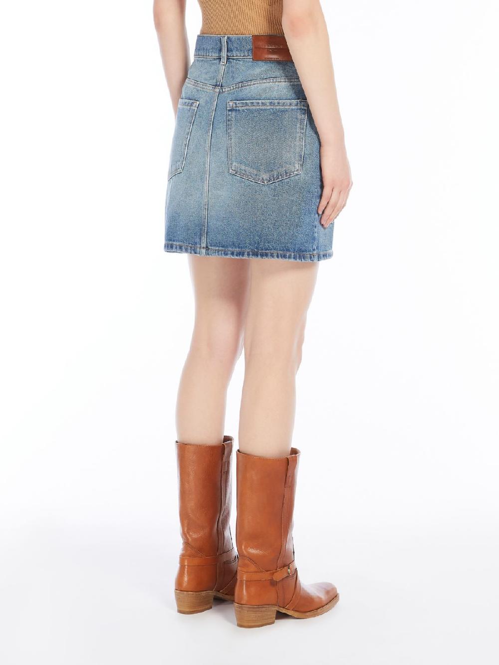 Weekend Minigonna In Denim Con Borchie