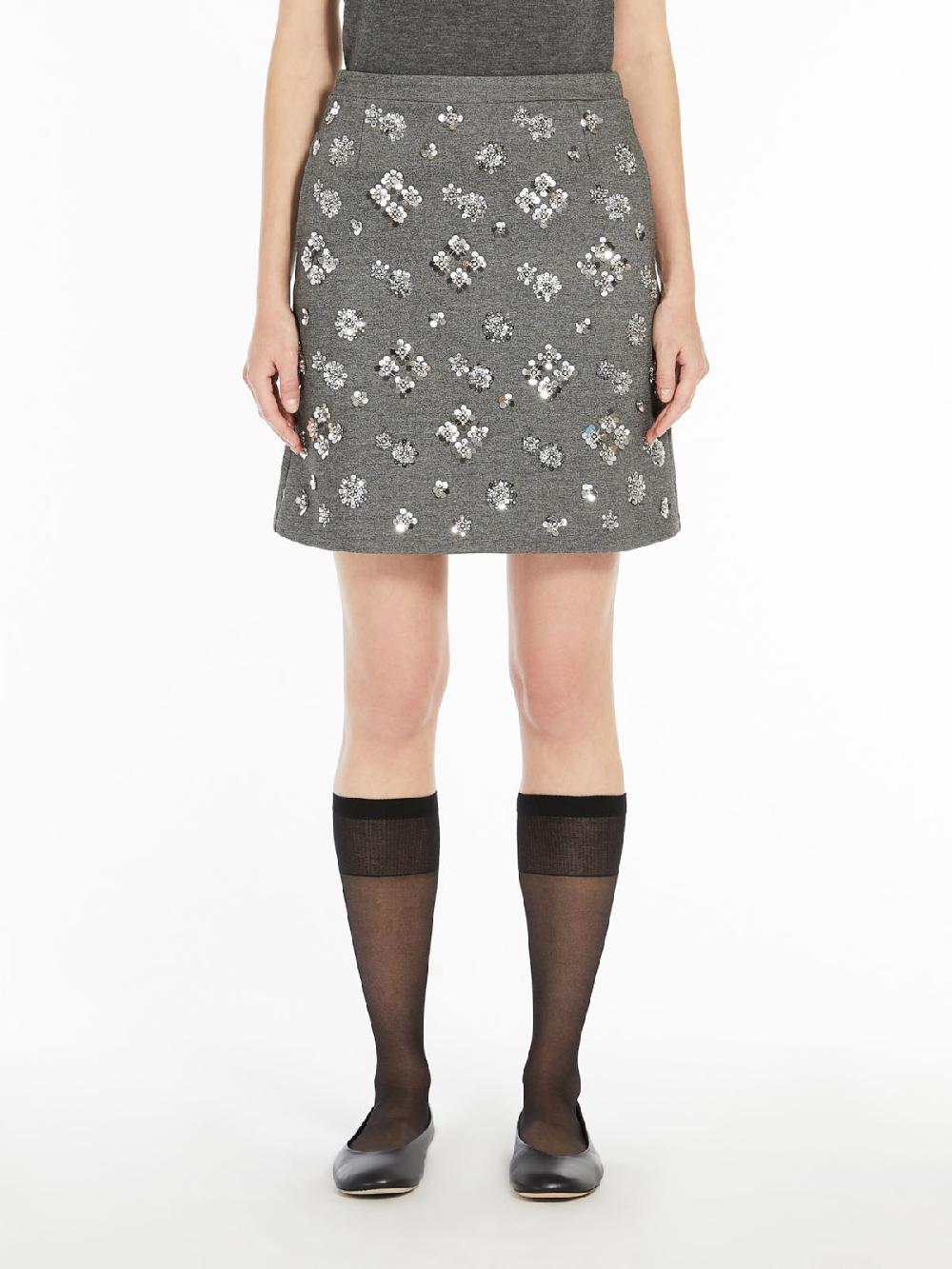 Weekend Minigonna In Jersey Con Paillette