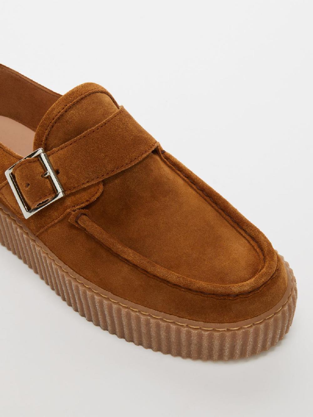 Weekend Mocassino Monk Strap In Crosta