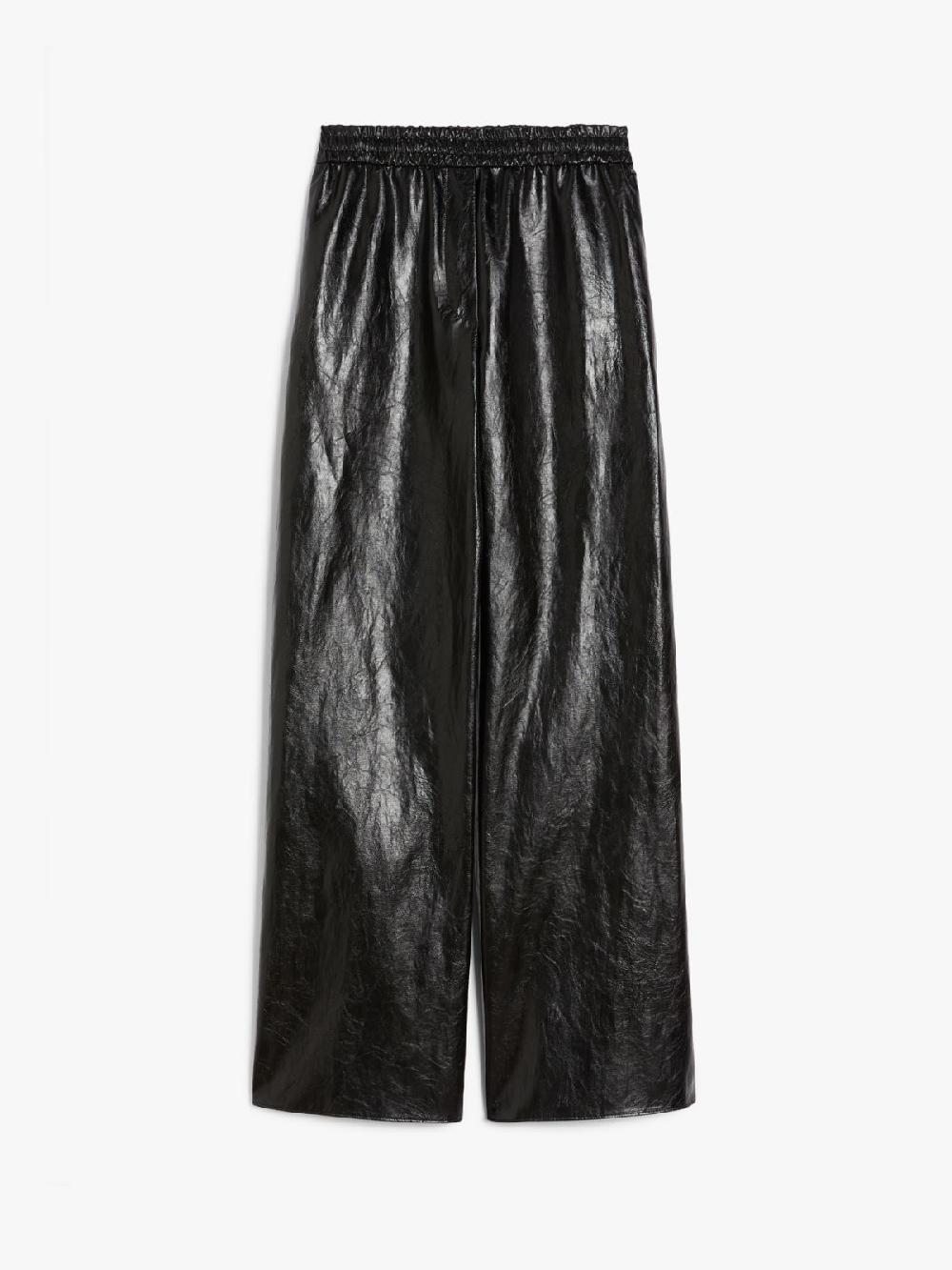 Weekend Pantalone Palazzo In Tessuto Spalmato