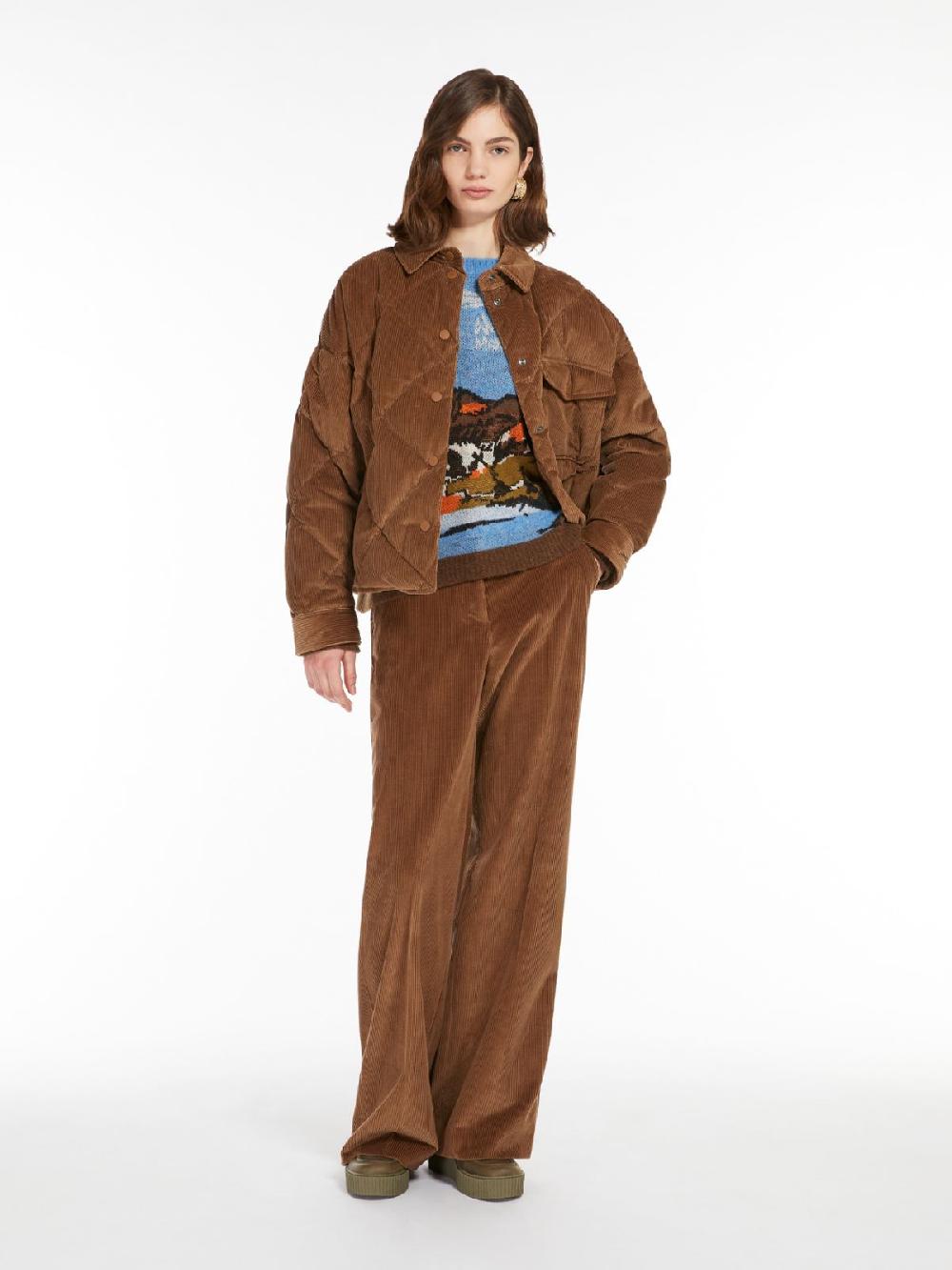 Weekend Pantalone wide leg in velluto