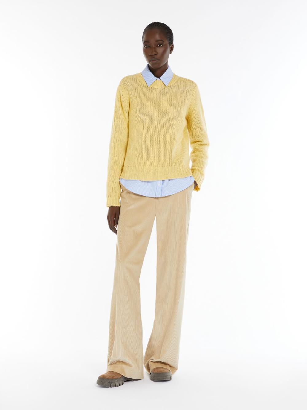 Weekend Pantalone wide leg in velluto