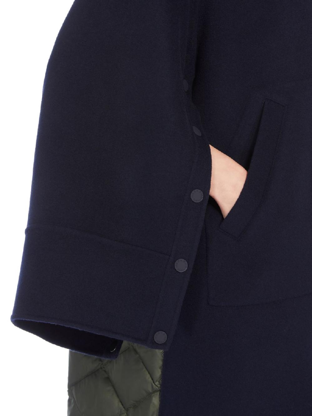 Weekend Parka In Lana E Tela Antigoccia