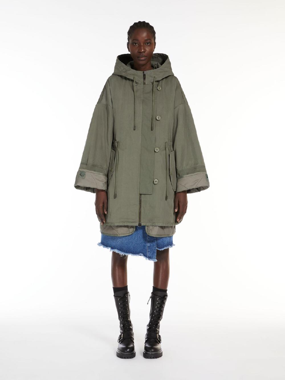 Weekend Parka Reversibile In Cotone Antigoccia