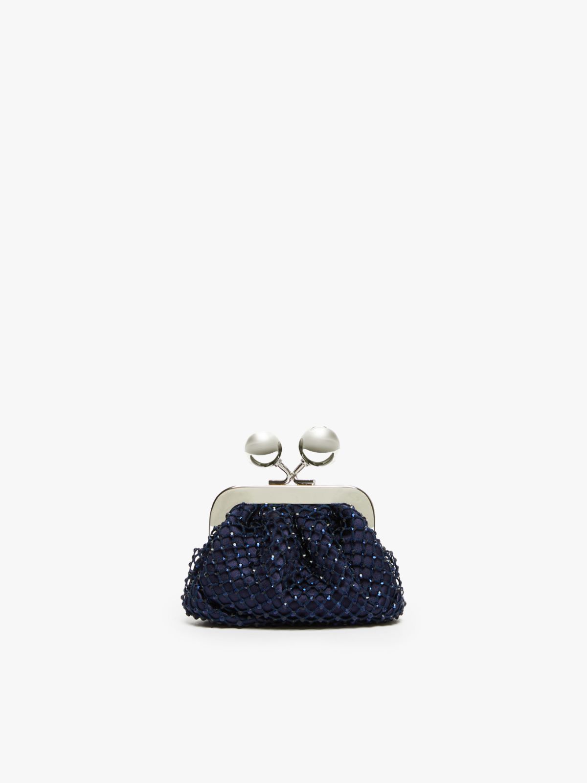 Weekend Pasticcino Bag Nano In Raso Con Strass