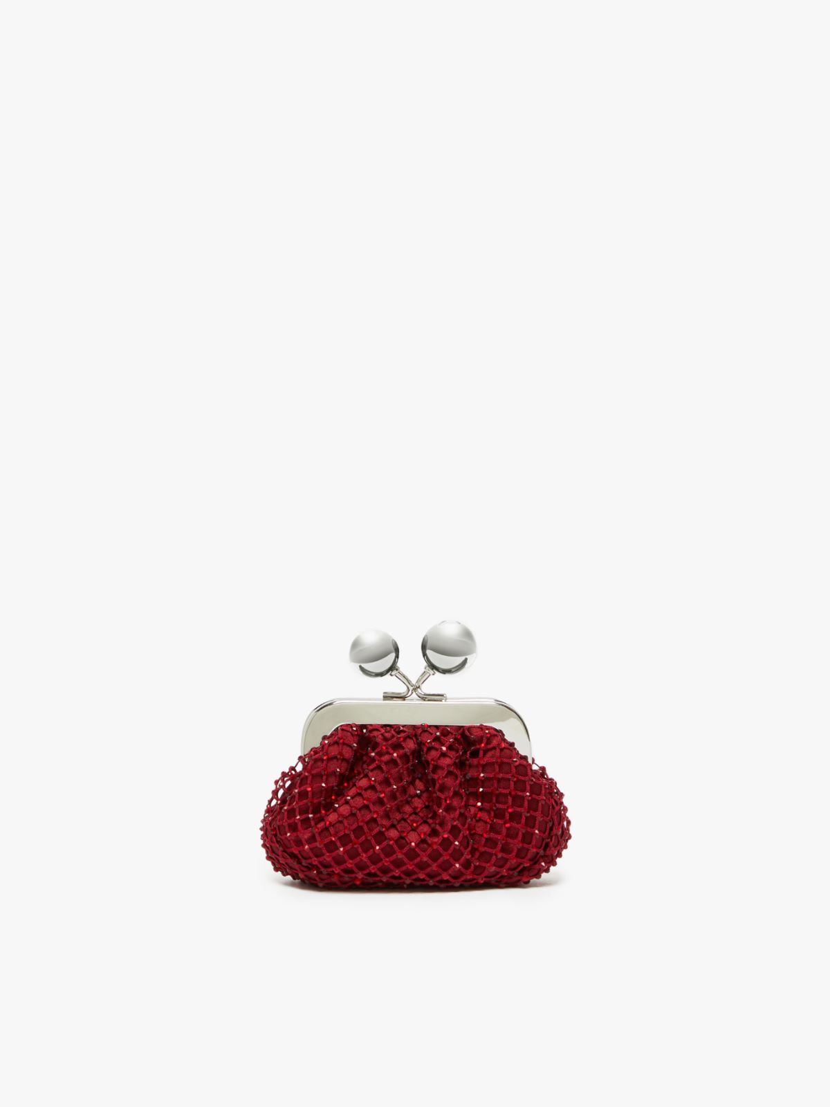 Weekend Pasticcino Bag Nano In Raso Con Strass