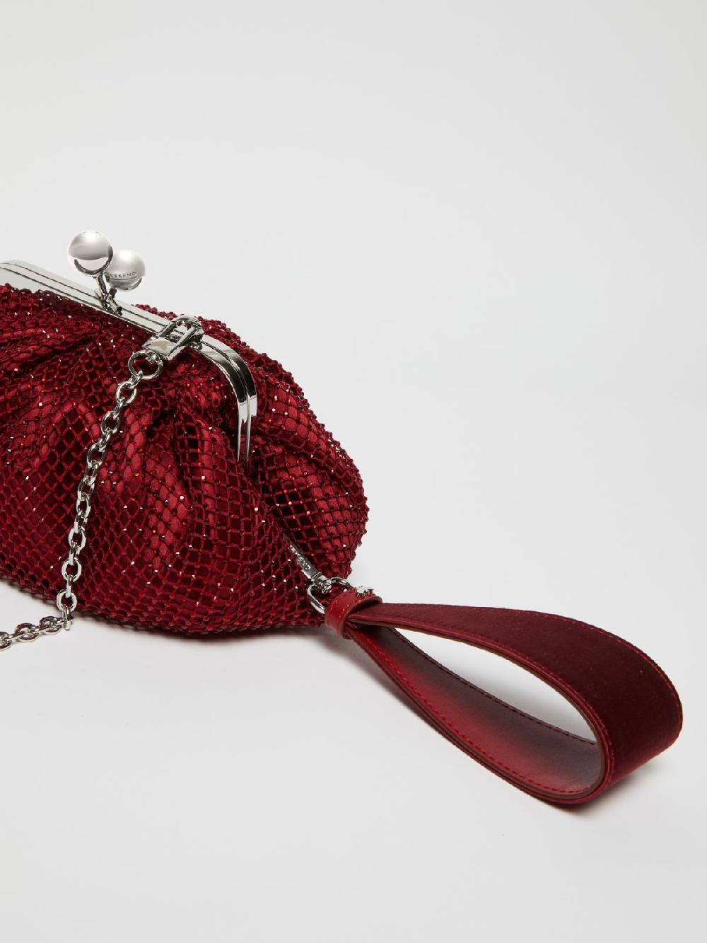 Weekend Pasticcino Bag Small In Rete E Strass