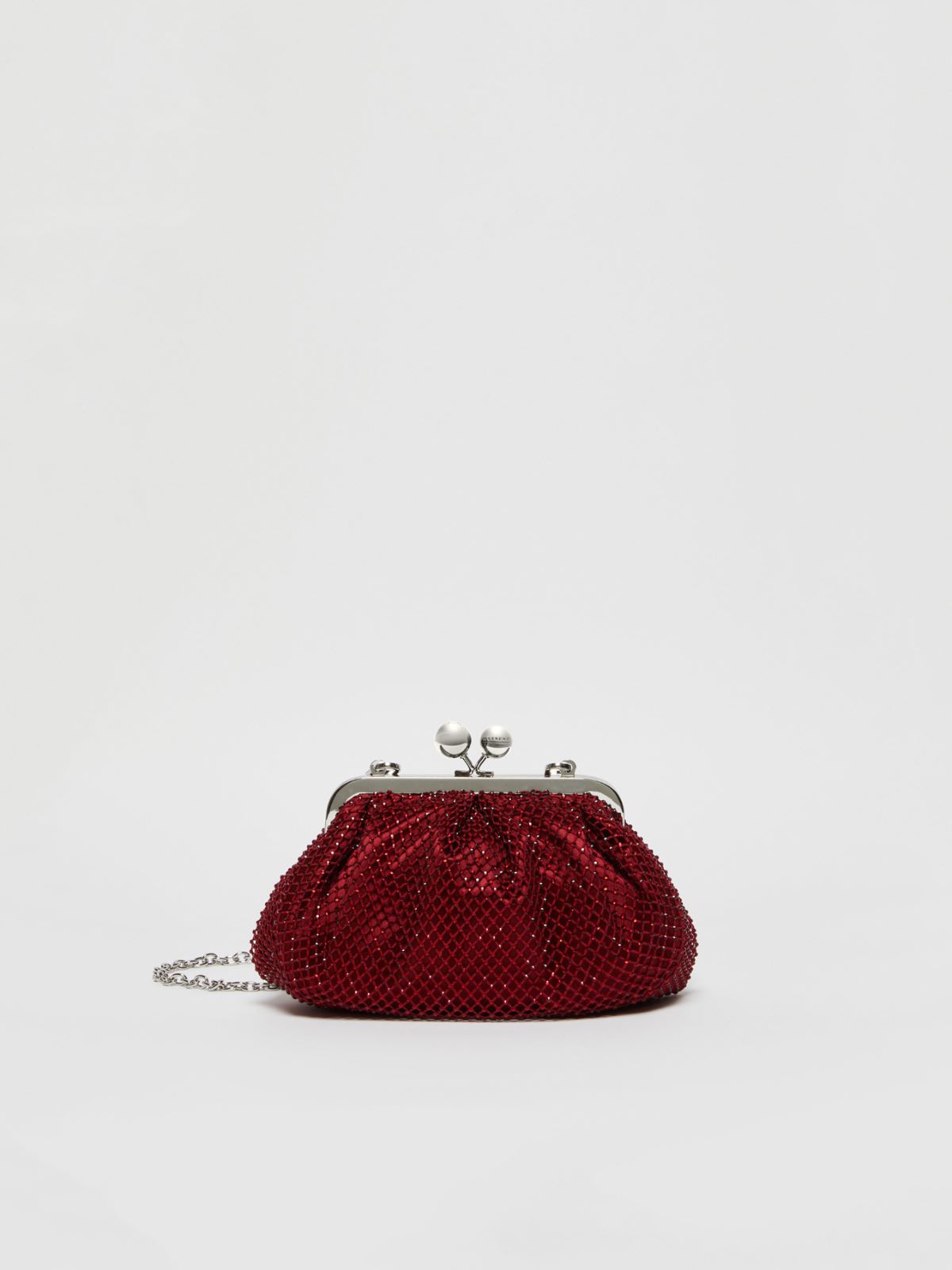 Weekend Pasticcino Bag Small in rete e strass