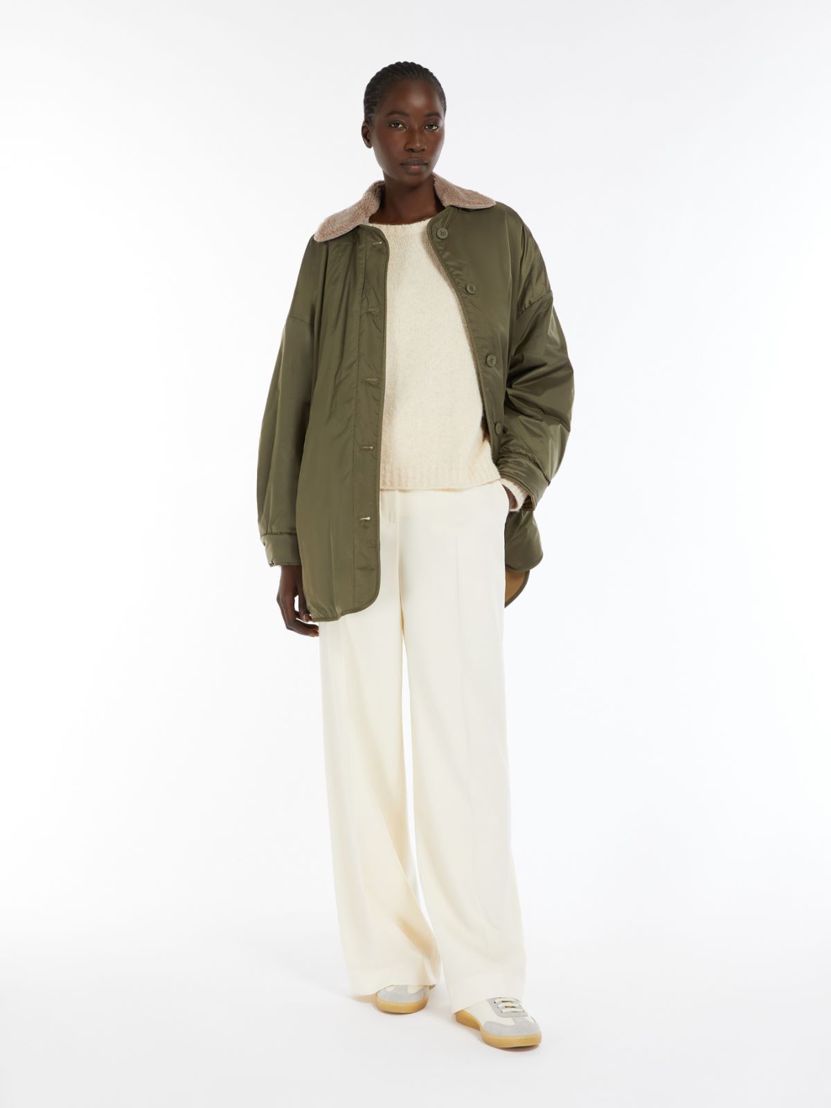 Weekend Piumino reversibile in tela antigoccia