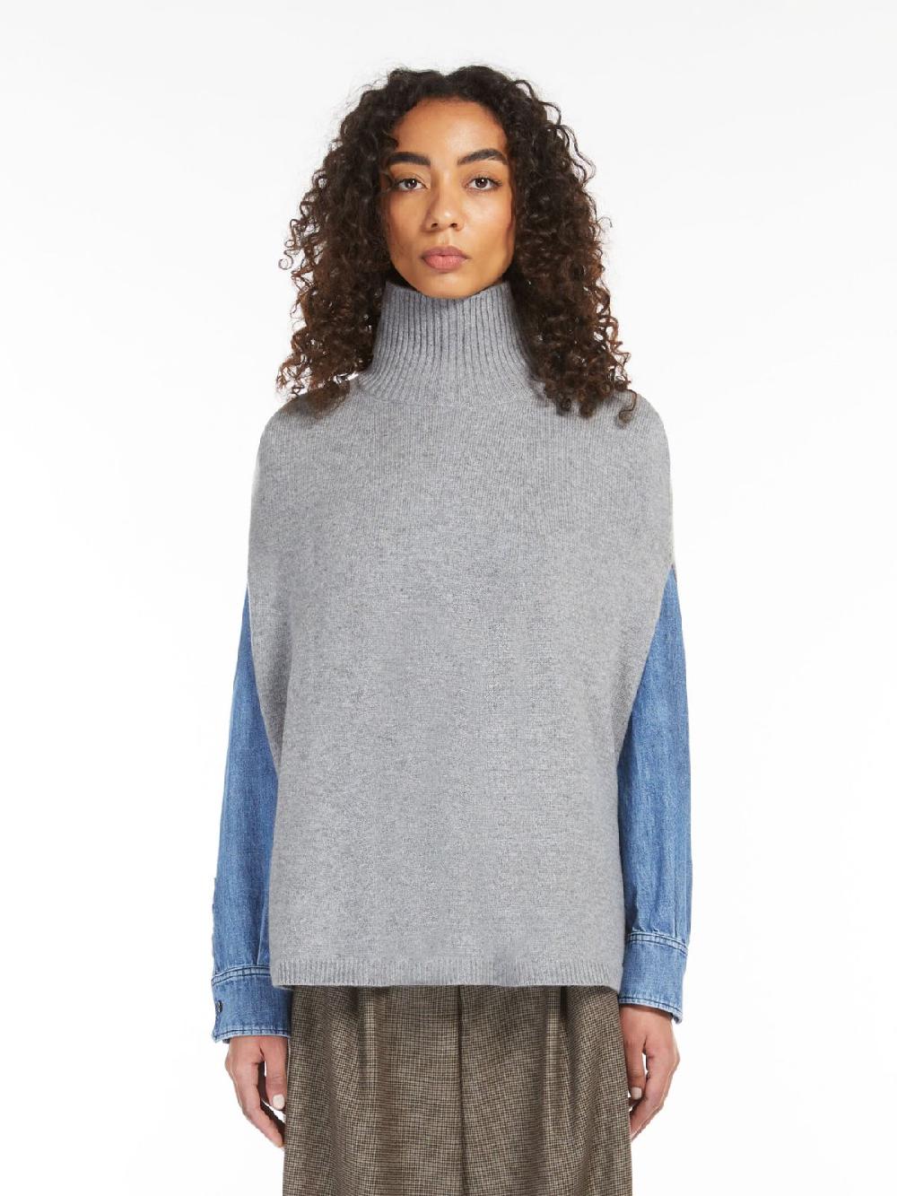 Weekend Poncho Dolcevita In Cachemire