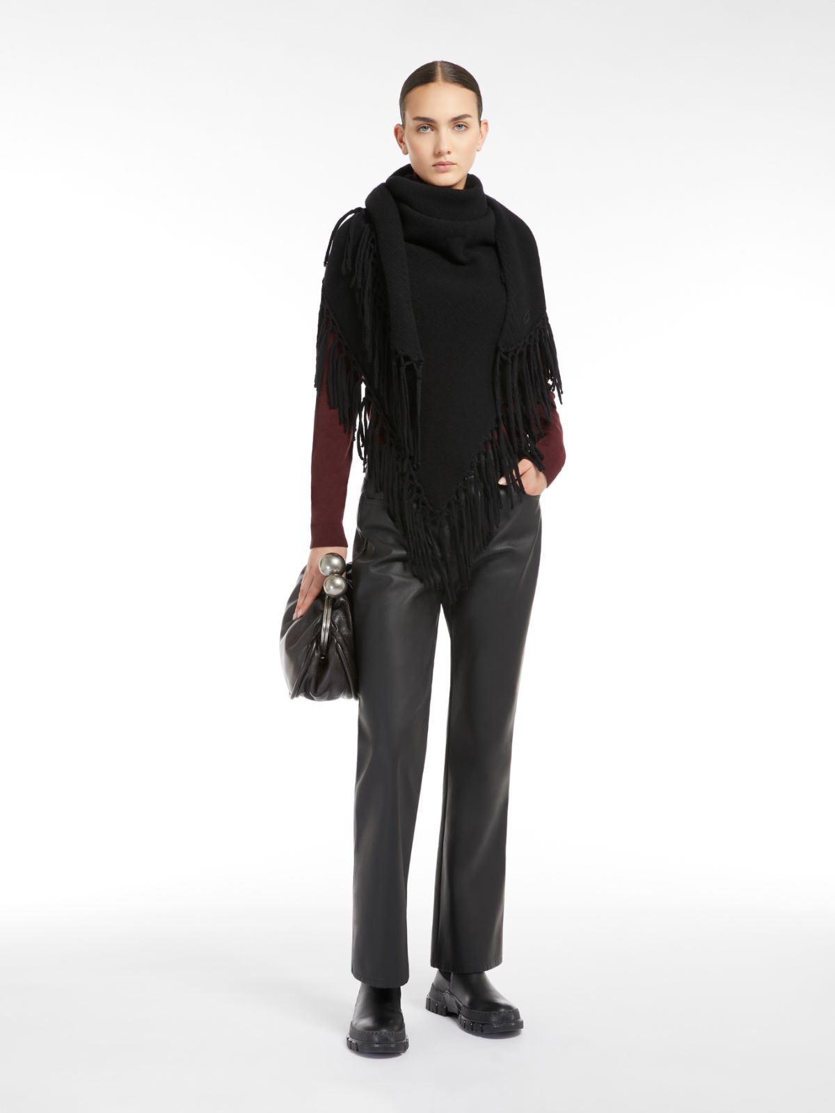 Weekend Scialle a triangolo in lana