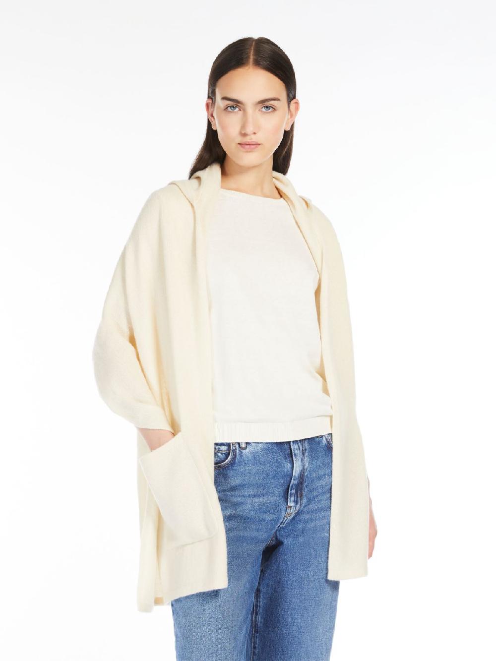 Weekend Scialle In Cachemire Con Cappuccio