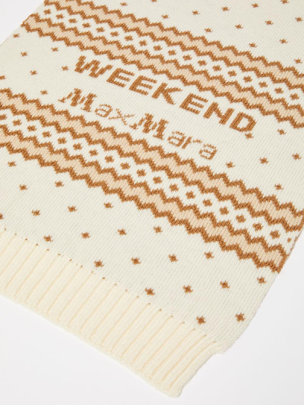 Weekend Sciarpa In Lana Jacquard