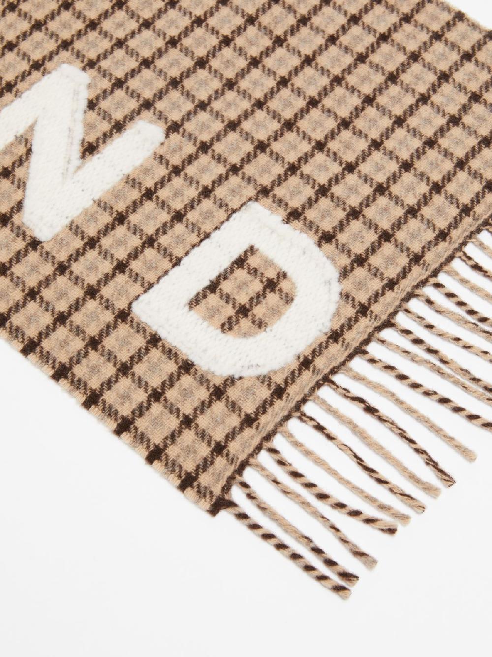 Weekend Sciarpa In Mista Lana Con Logo