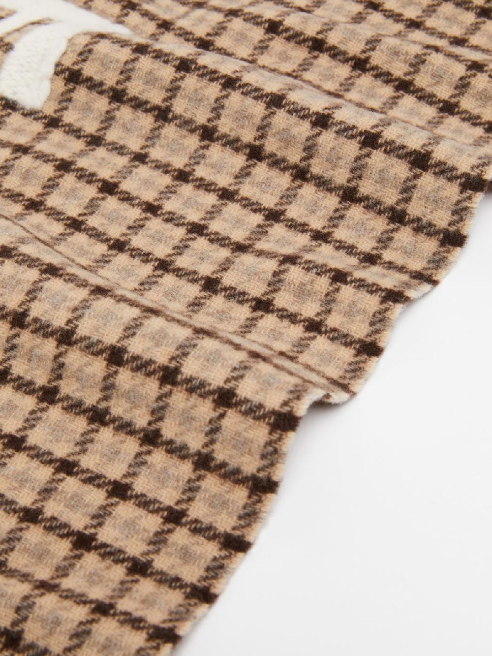 Weekend Sciarpa In Mista Lana Con Logo