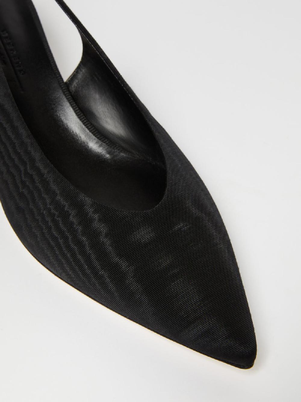 Weekend Slingback In Moiré Con Tacco Boule