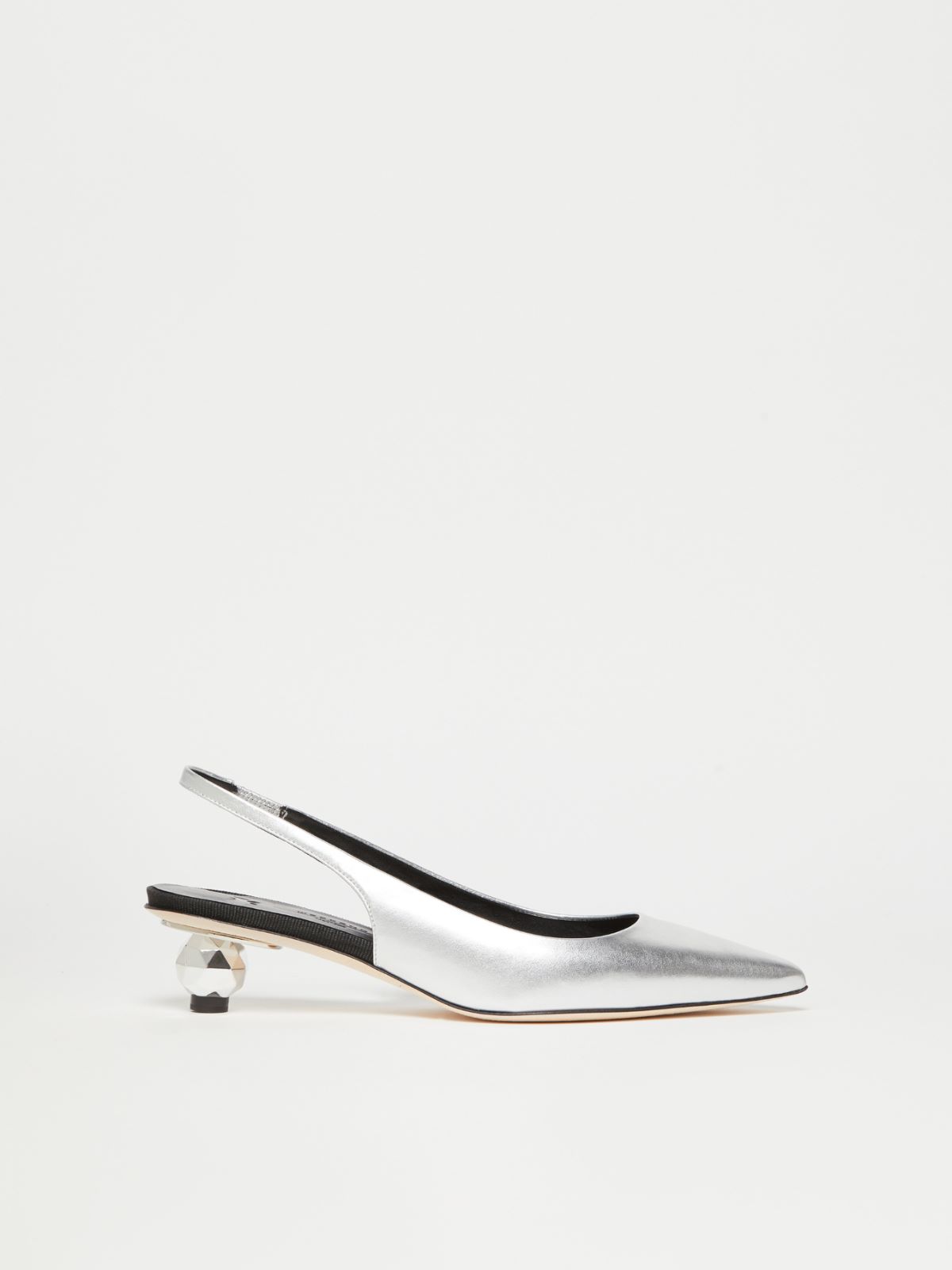 Weekend Slingback in nappa laminata