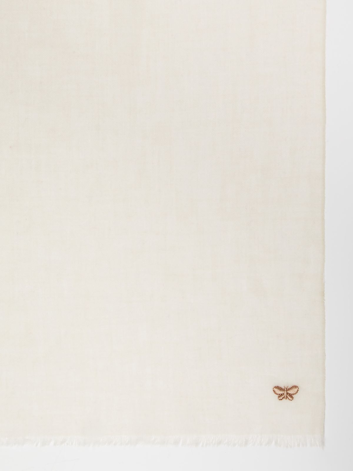 Weekend Stola In Lana Con Logo Ricamato