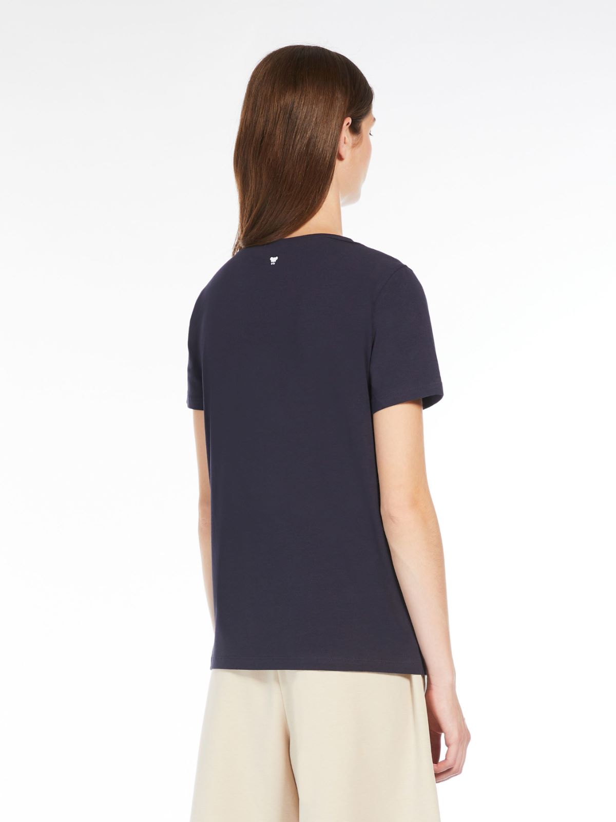 Weekend T-shirt Basic In Cotone Stretch