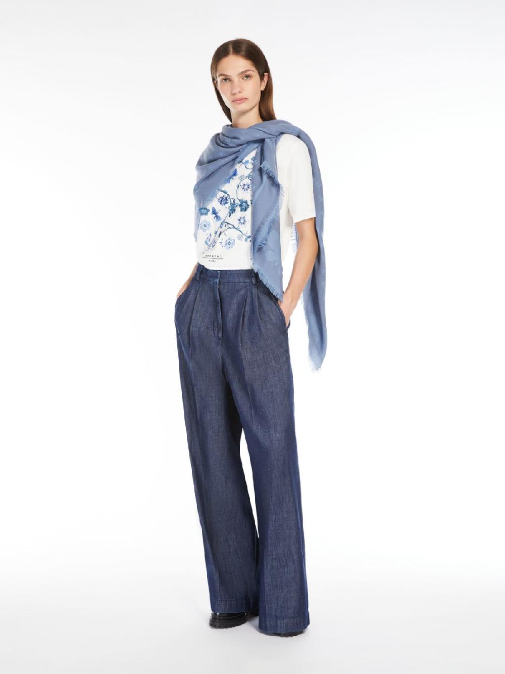 Weekend T-shirt in cotone con lettering ricamato