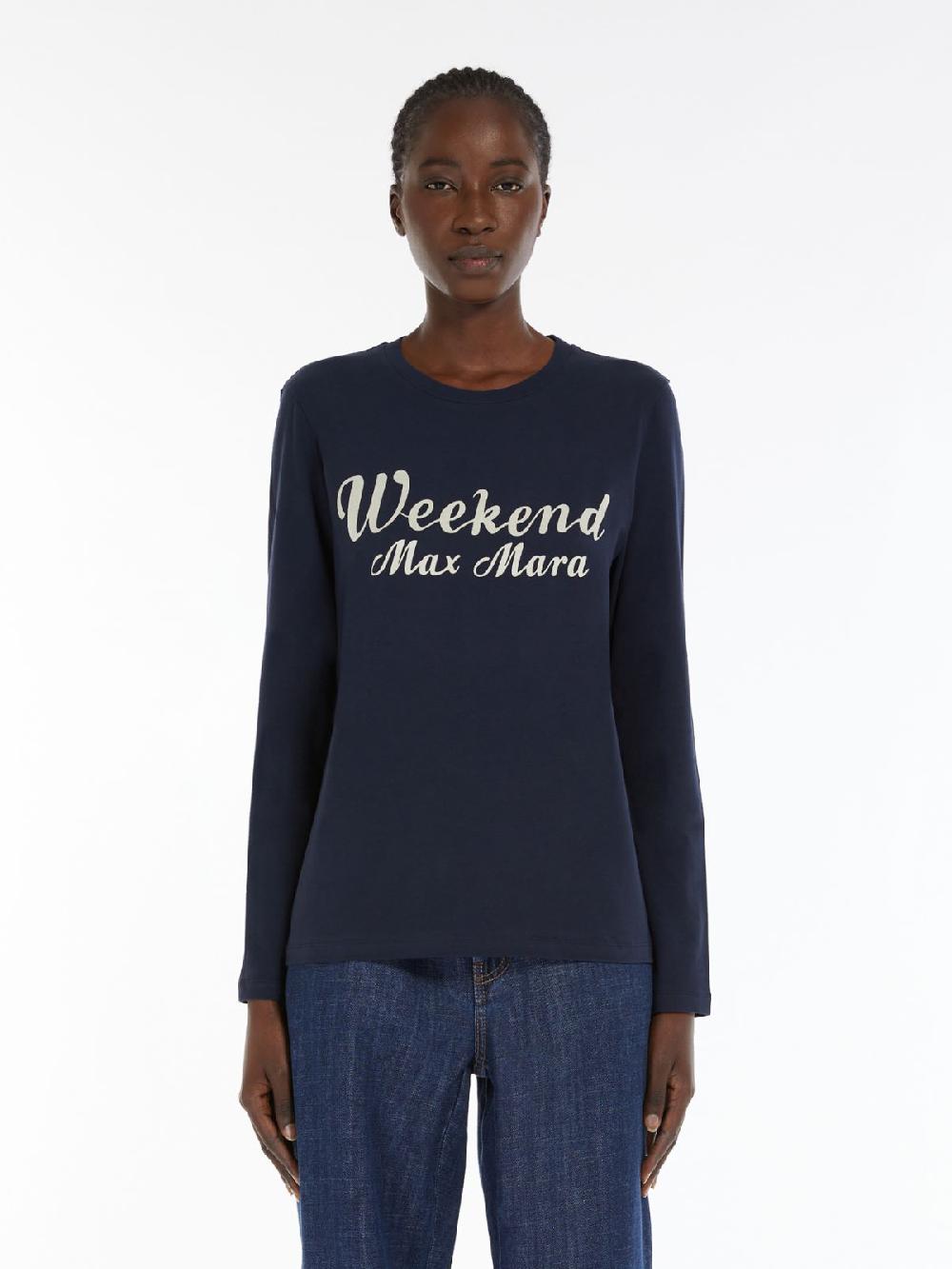 Weekend T-shirt In Cotone Con Stampa