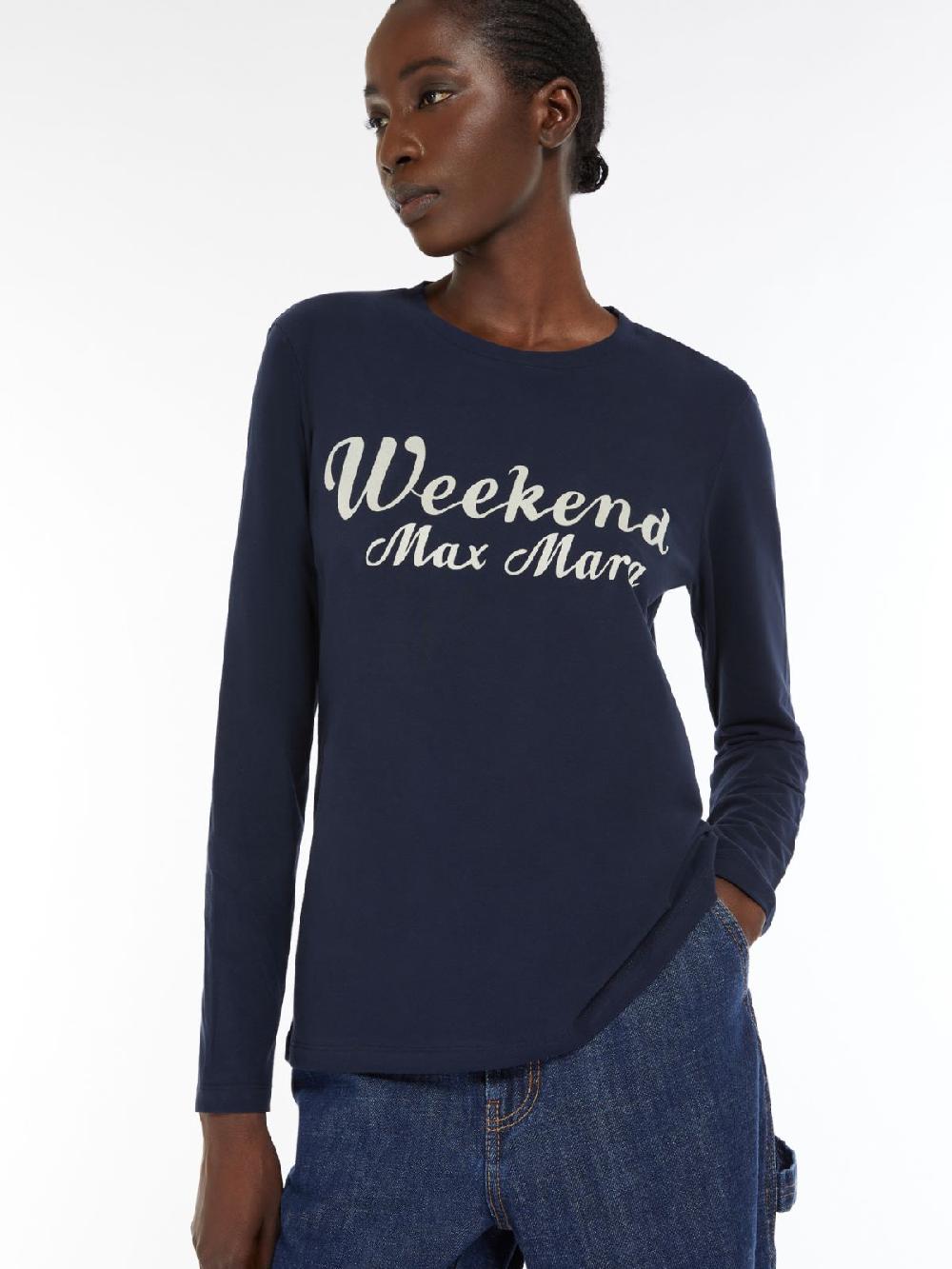 Weekend T-shirt In Cotone Con Stampa