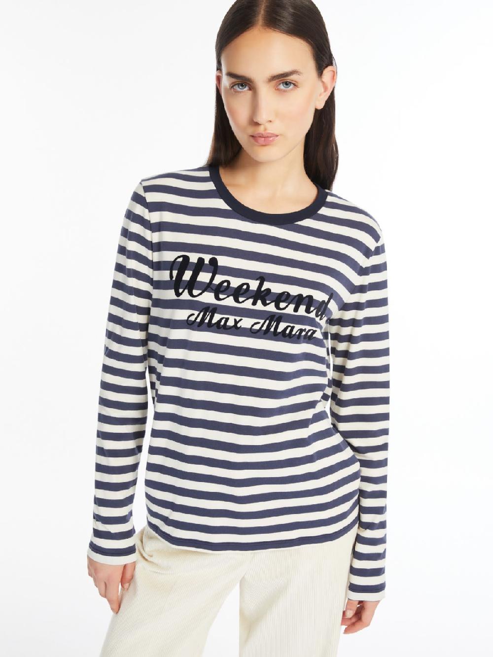 Weekend T-shirt In Cotone Con Stampa