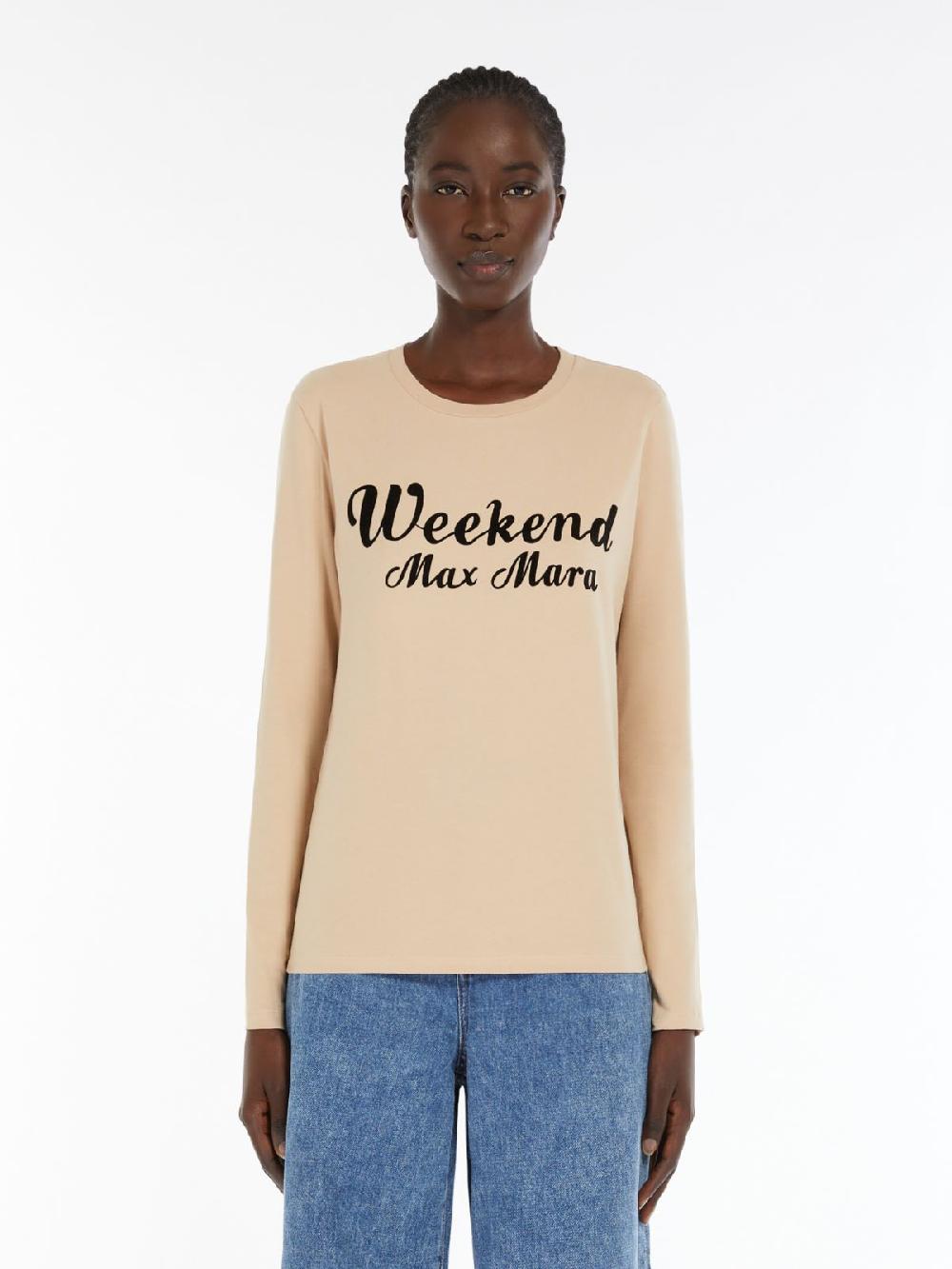 Weekend T-shirt In Cotone Con Stampa