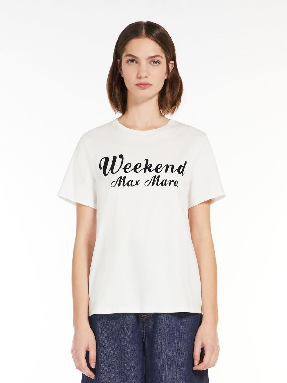 Weekend T-shirt In Cotone Con Stampa