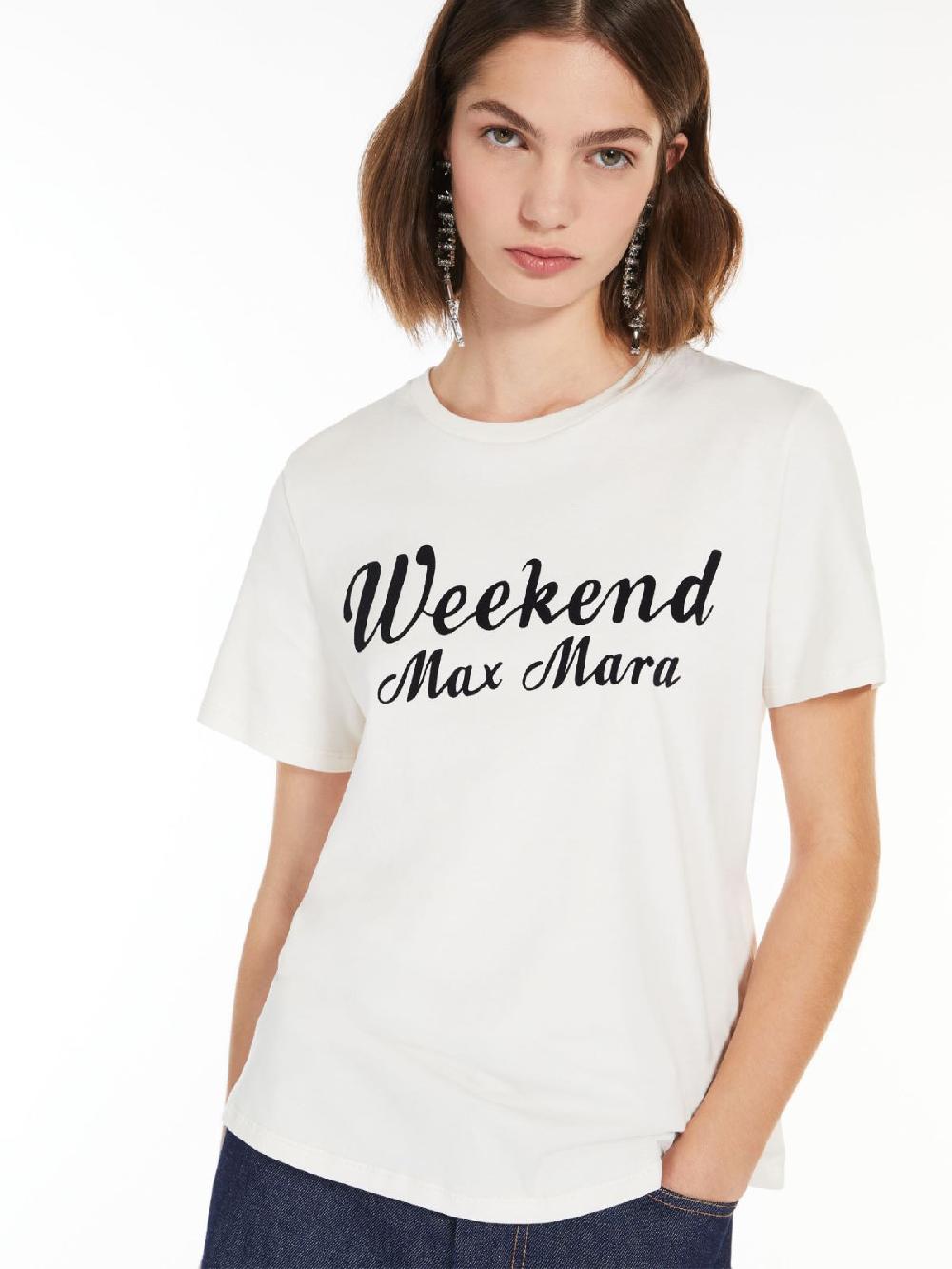Weekend T-shirt In Cotone Con Stampa