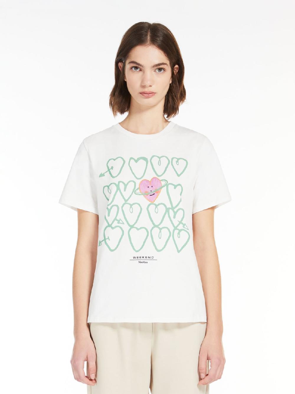 Weekend T-shirt In Cotone Con Stampa