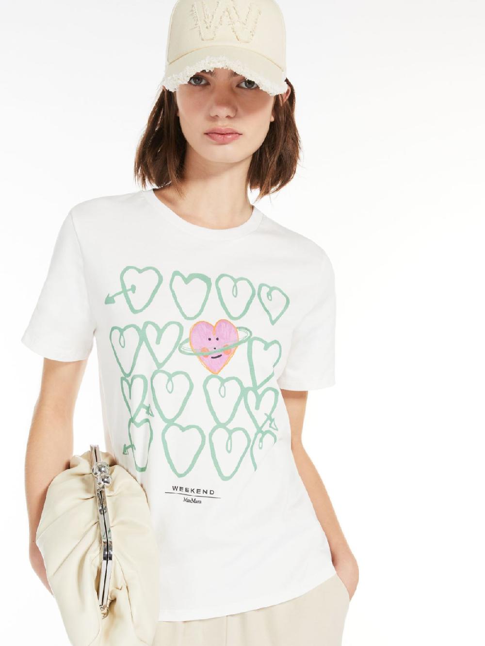 Weekend T-shirt In Cotone Con Stampa