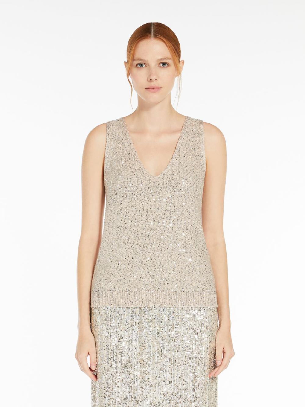 Weekend Top In Filato Di Paillette