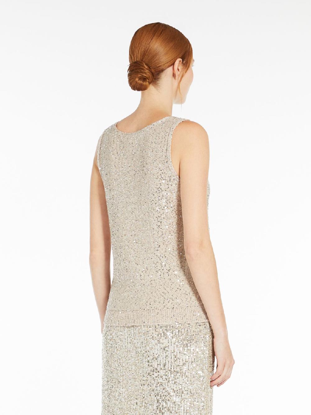 Weekend Top In Filato Di Paillette