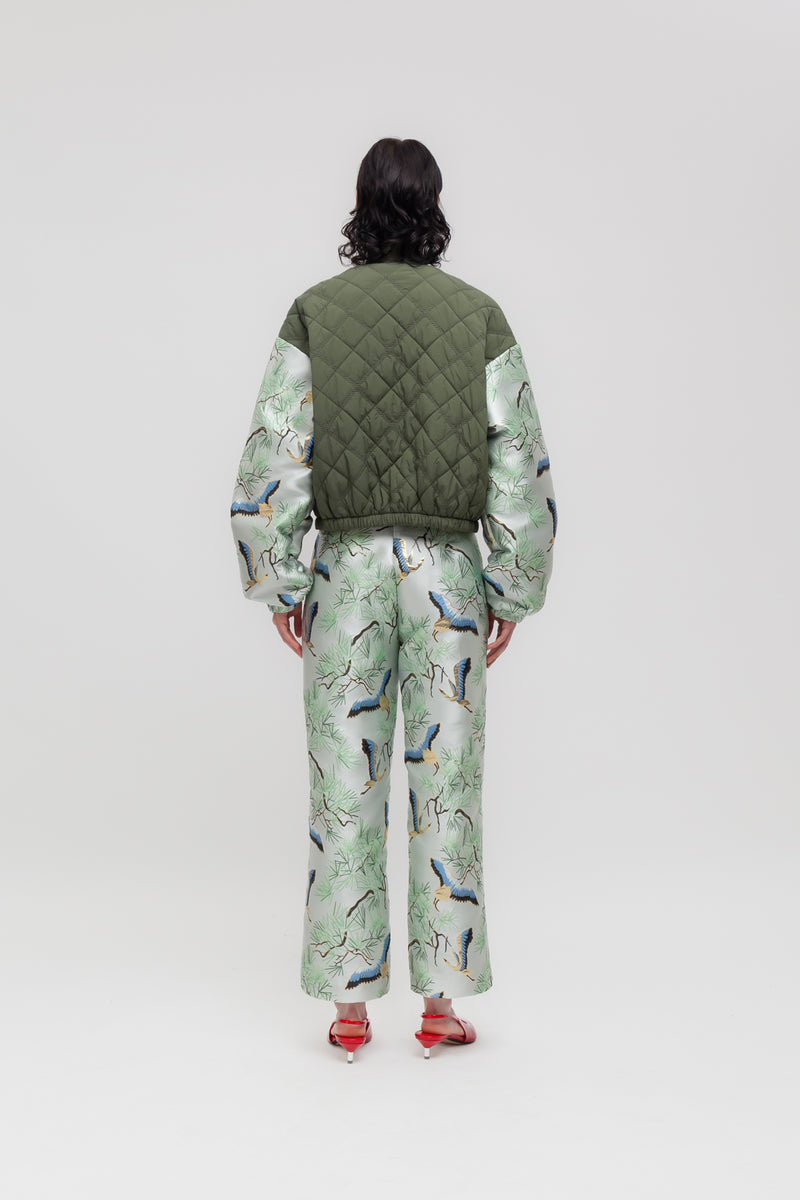 Weili Zheng Bomber Heritage Con Maniche A Contrasto