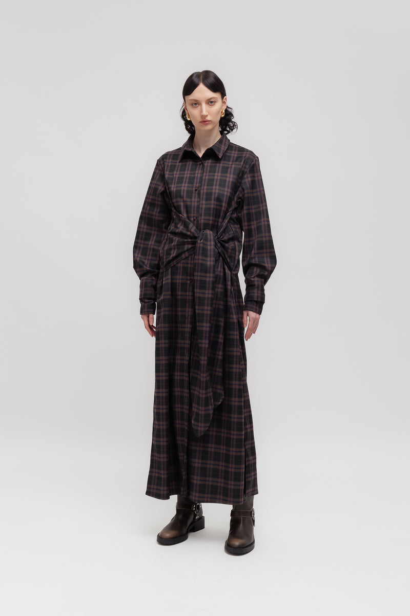 Weili Zheng Abito Camicia Lungo Con Ricamo