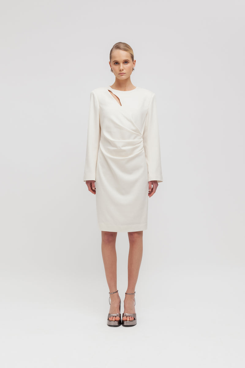 Weili Zheng Abito Midi Con Pieghe