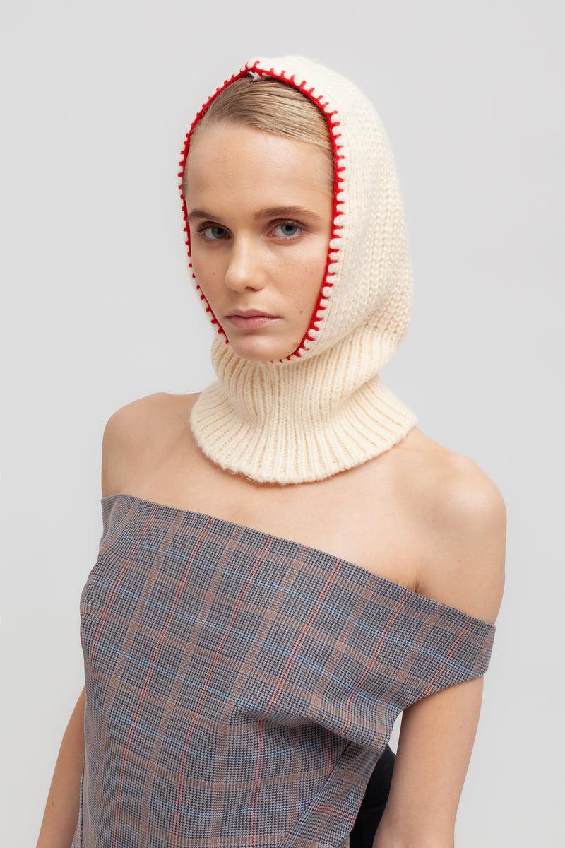 Weili Zheng Balaclava In Maglia Con Ricamo