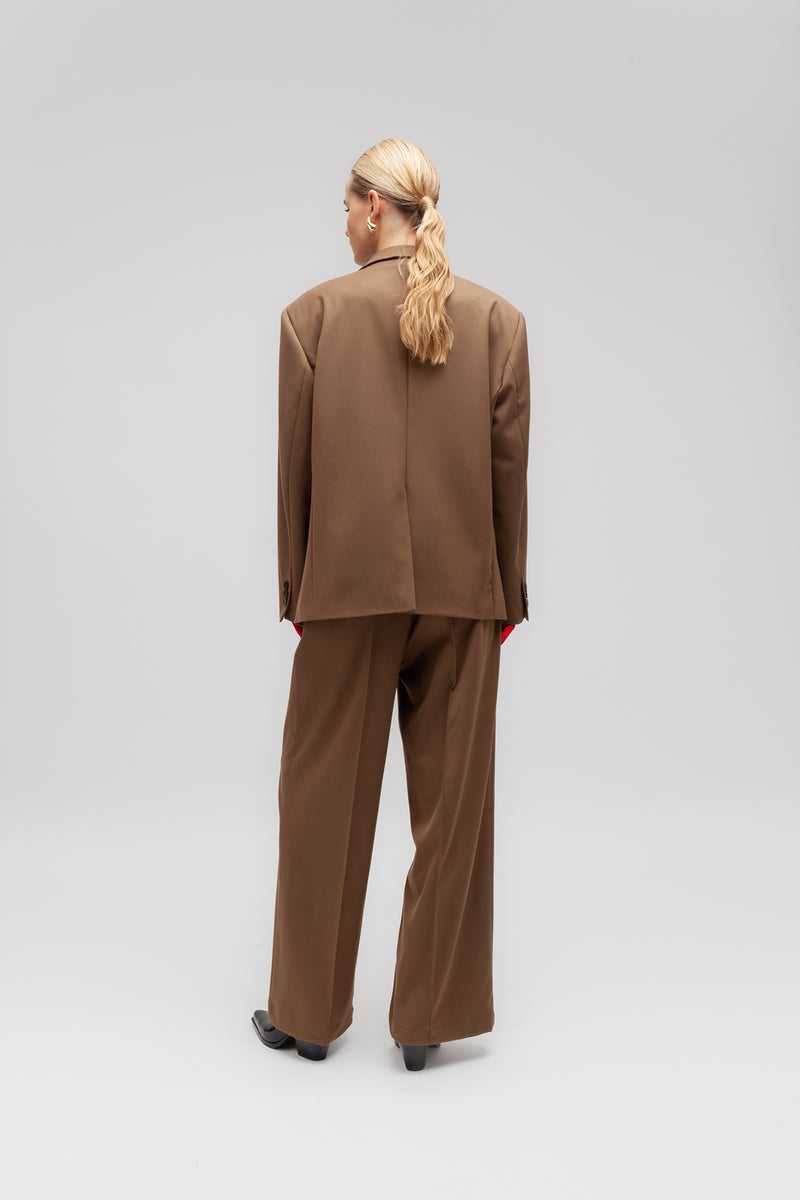 Weili Zheng Blazer Manfit In Gabardina