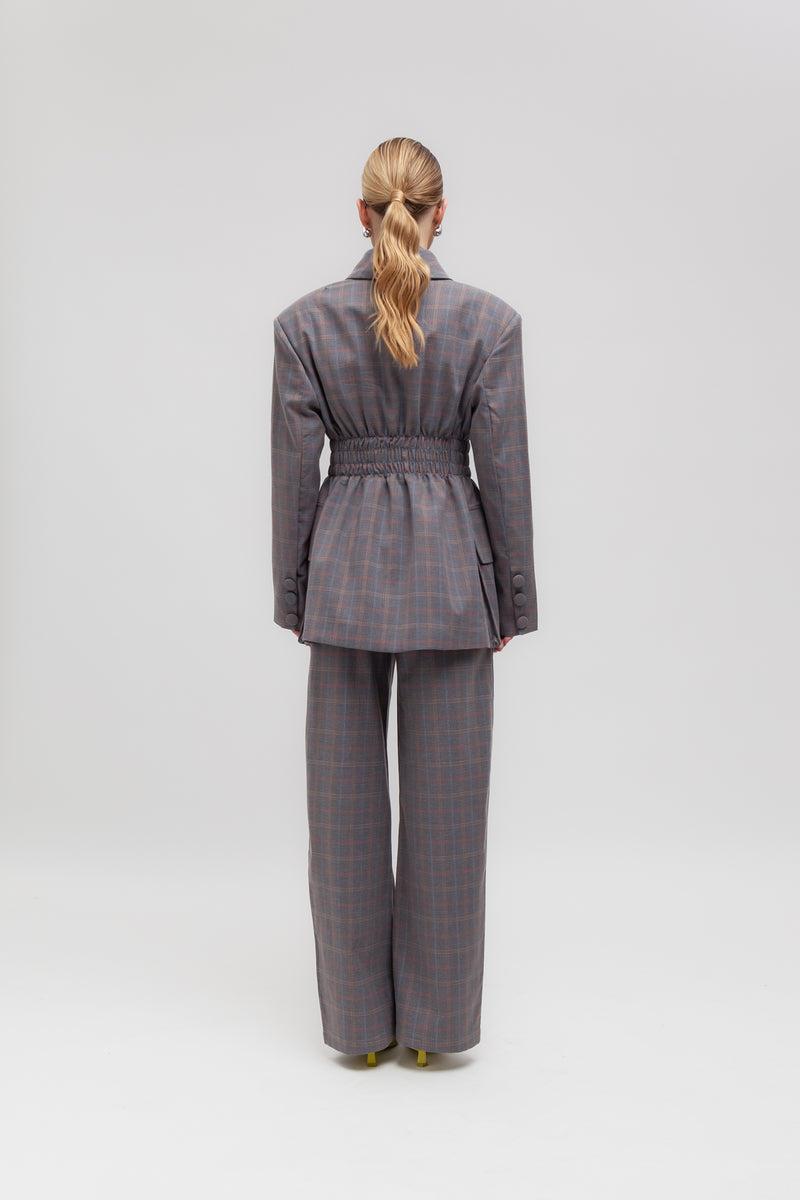 Weili Zheng Blazer Moda Con Arricci