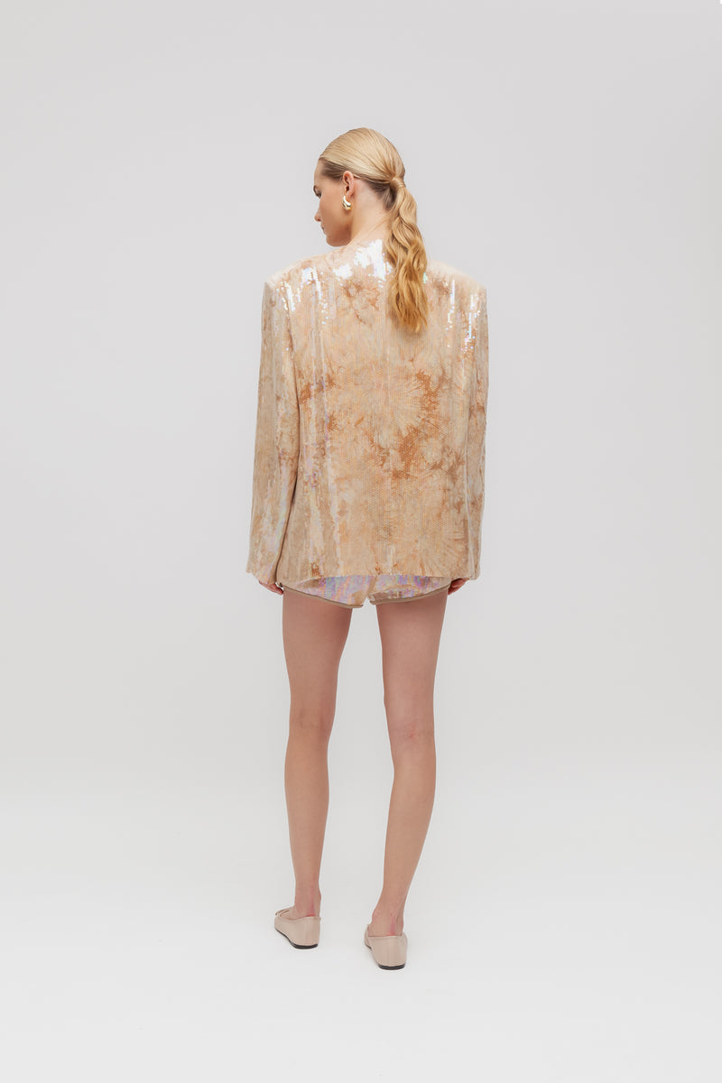 Weili Zheng Blazer Monopetto In Paillettes