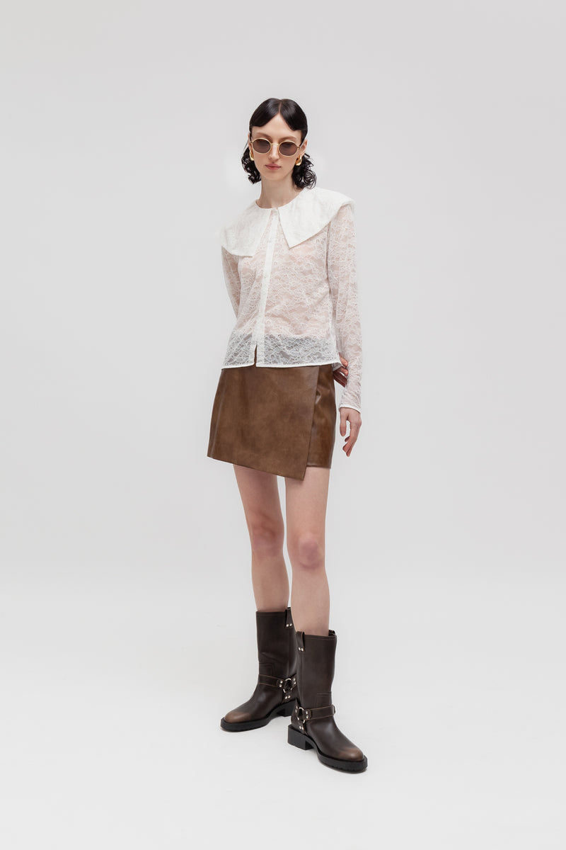 Weili Zheng Blusa In Pizzo