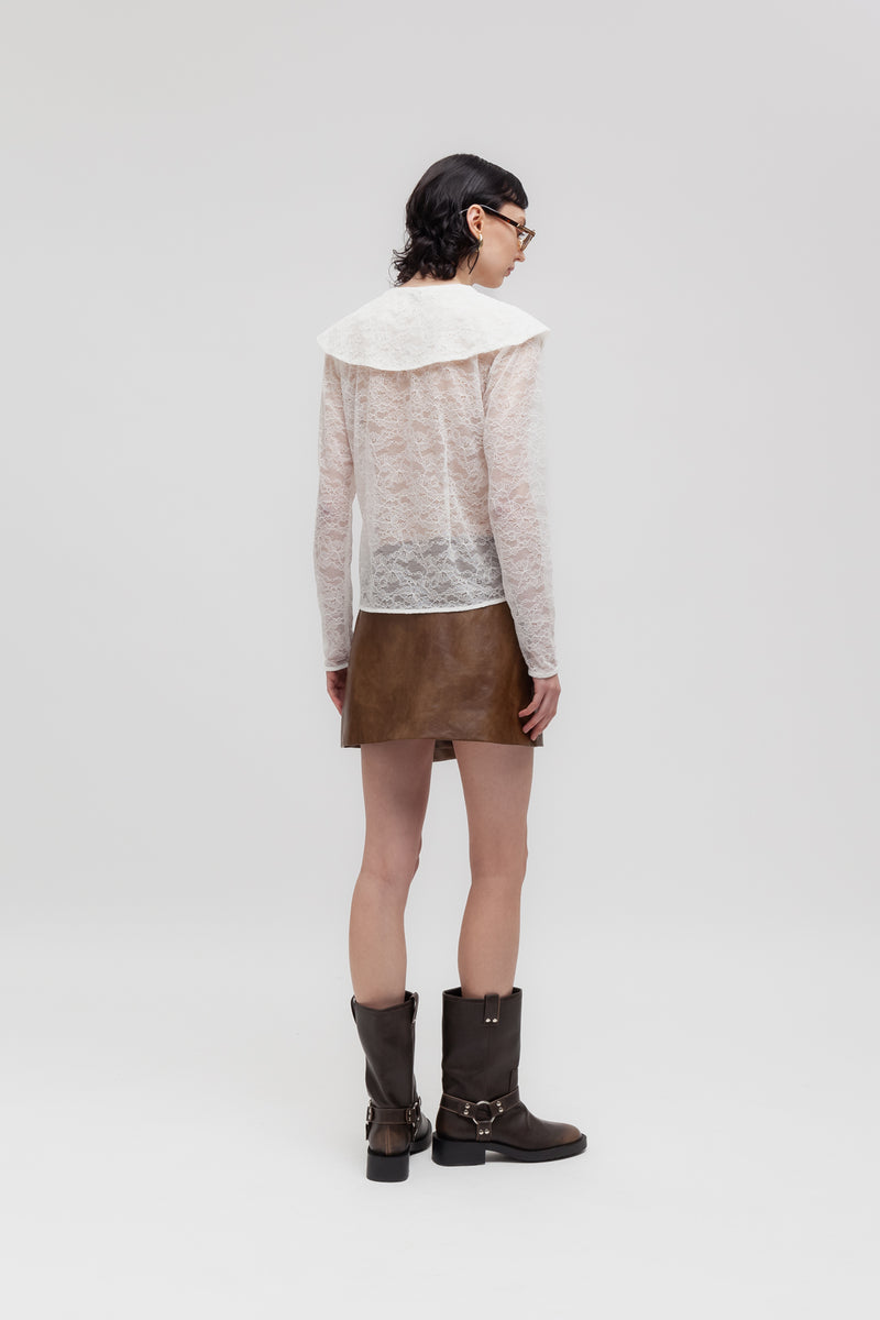 Weili Zheng Blusa In Pizzo