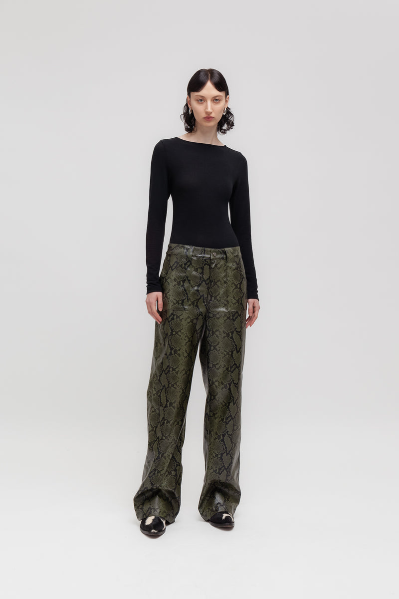 Weili Zheng Body Con Scollo A Barca